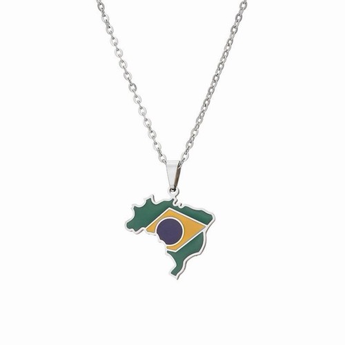 Brazil map pendant - brazil,